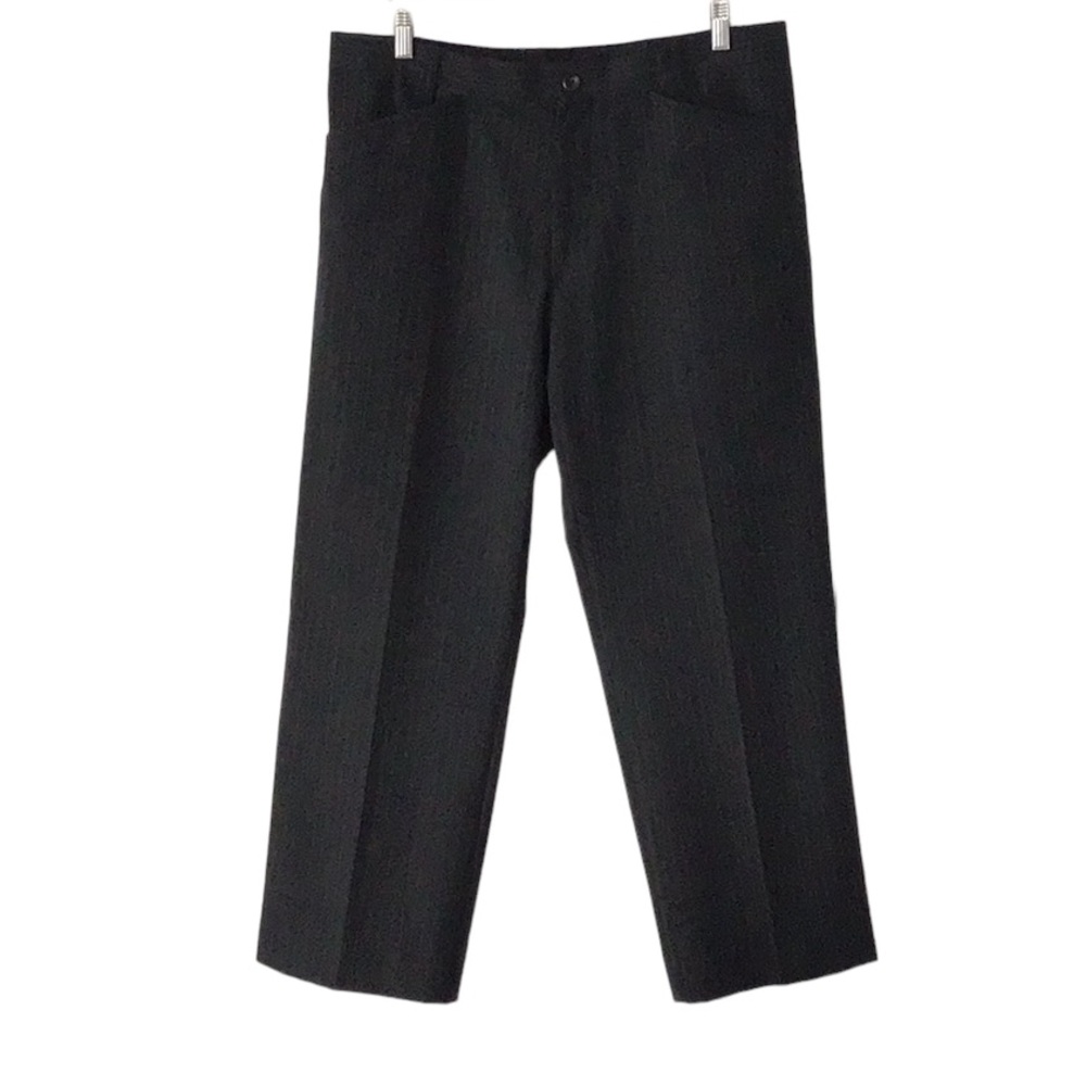 Tristan Pinstripes Wide Leg Dress Pants Wool Blend W36 L 28